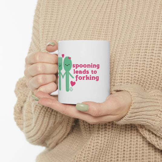 Spooning Leads To Forking Mug