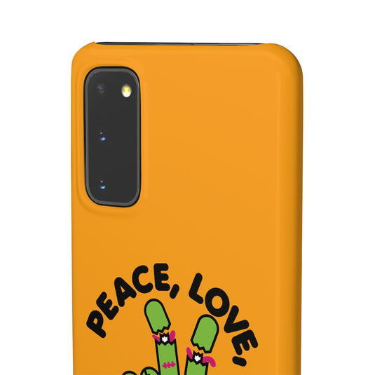 Peace Love Zombies Phone Case