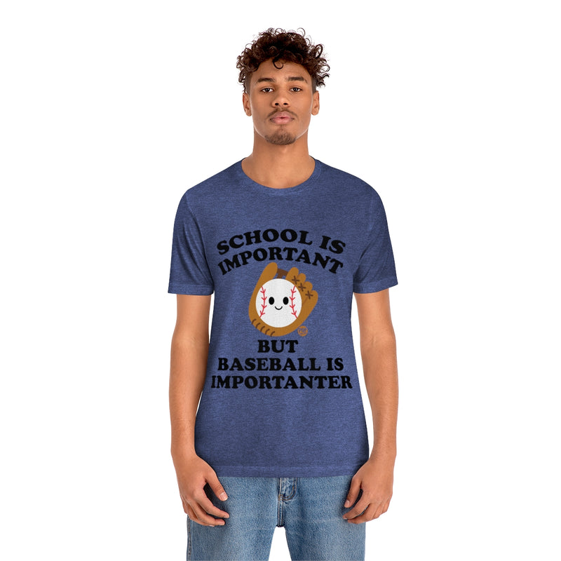 Load image into Gallery viewer, Baseball is Importanter Unisex Tee
