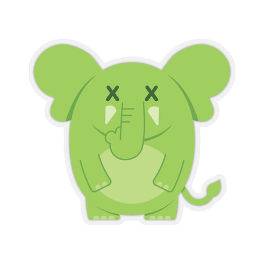 Deadimals Elephant Sticker
