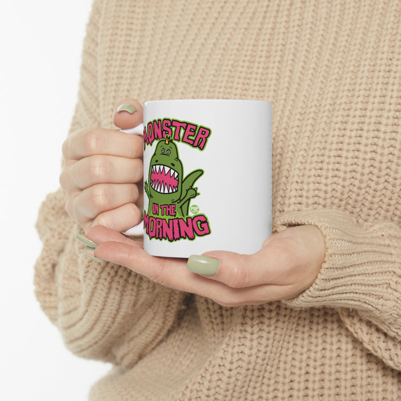 Load image into Gallery viewer, Monster In The Morning Dino Mug
