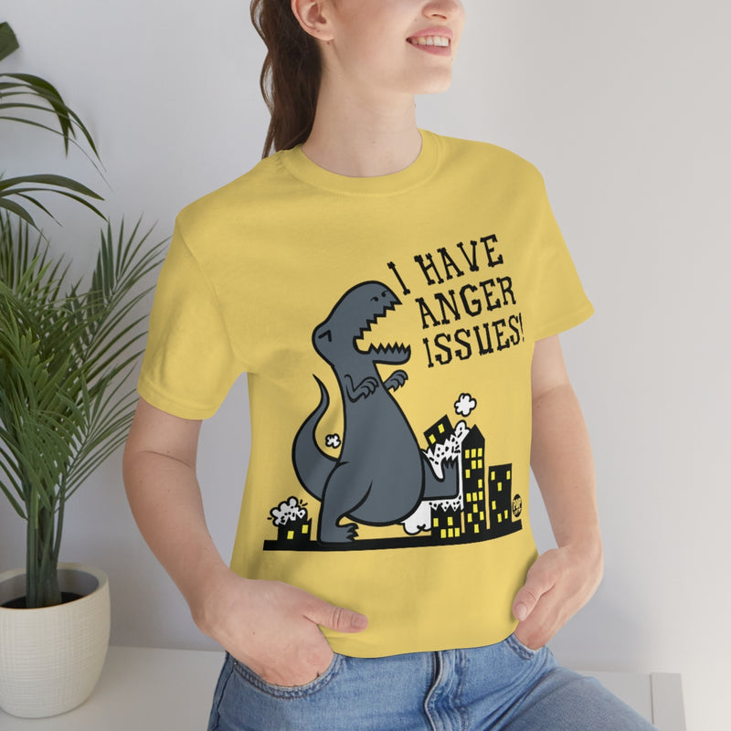 Load image into Gallery viewer, Anger Issues Dinosaur Unisex Tee
