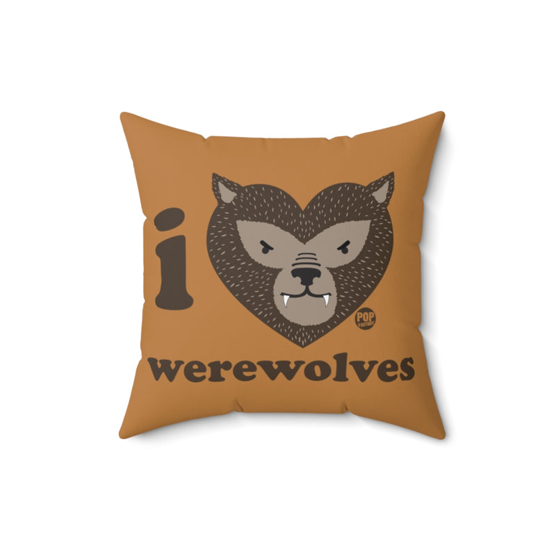 Load image into Gallery viewer, I Love Werewolves Pillow
