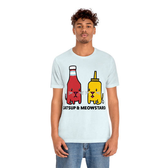 Catsup And Meowstard Unisex Tee