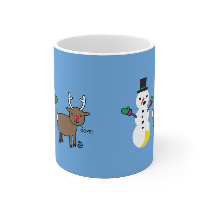 Load image into Gallery viewer, Reindeer Pee Snowman Mug
