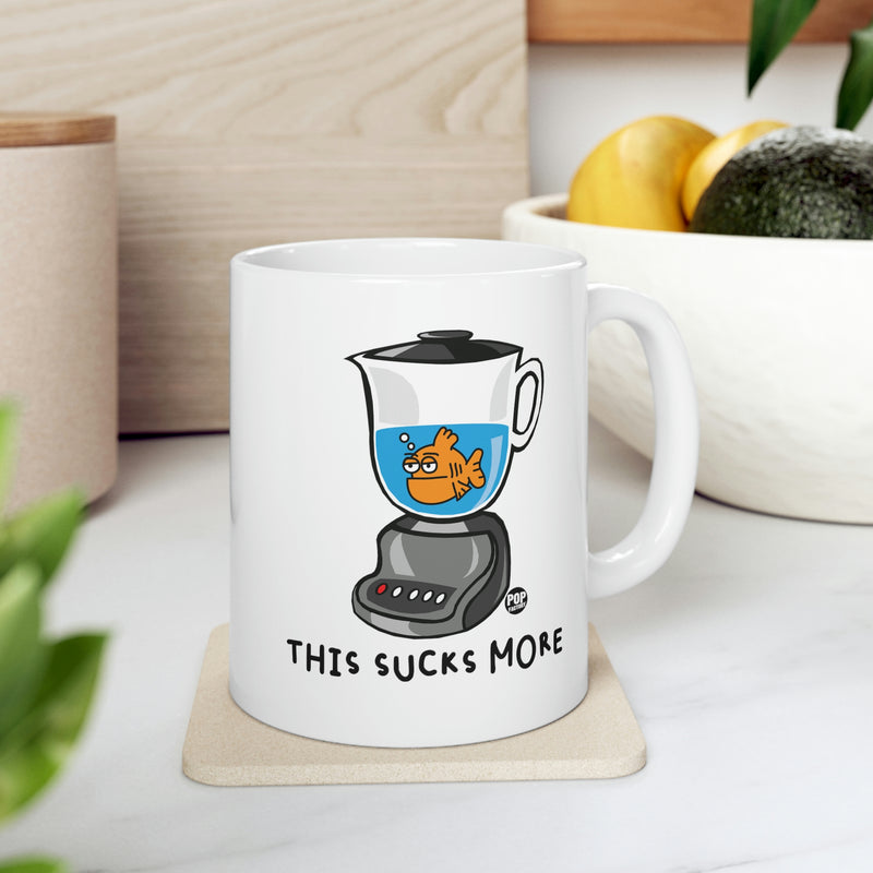 Load image into Gallery viewer, This Sucks More Goldfish Coffee Mug
