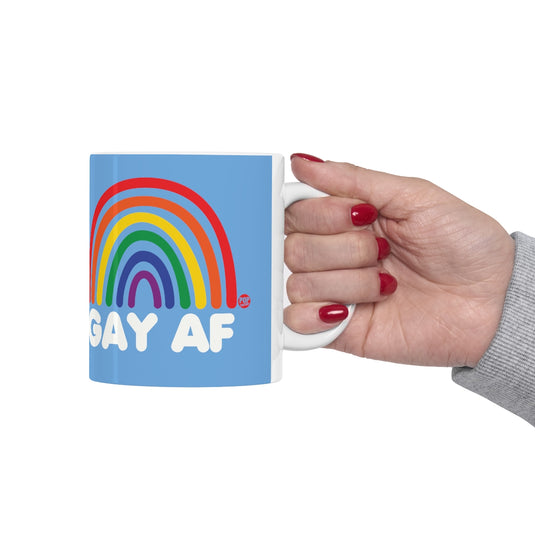 Gay AF Rainbow Mug