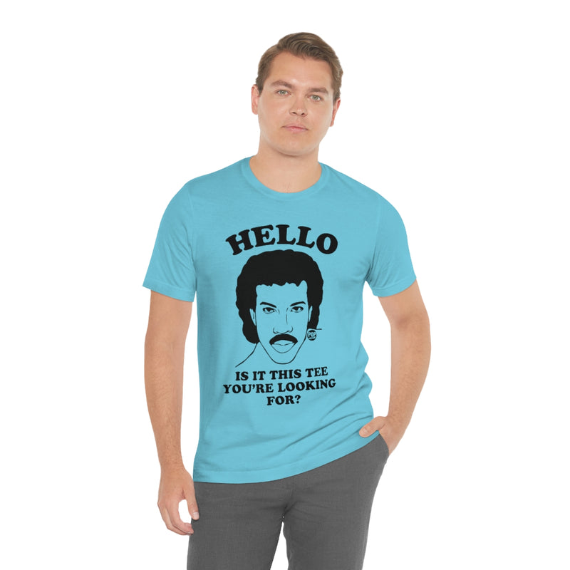 Load image into Gallery viewer, Hello Lionell Richie Tee Unisex Tee
