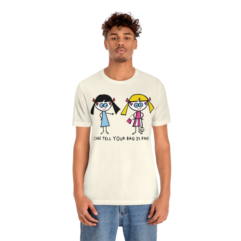 Load image into Gallery viewer, Tw - Bag Is Fake Unisex Tee
