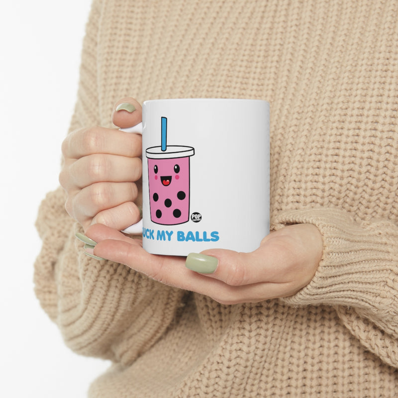 Load image into Gallery viewer, Suck My Balls Boba Mug
