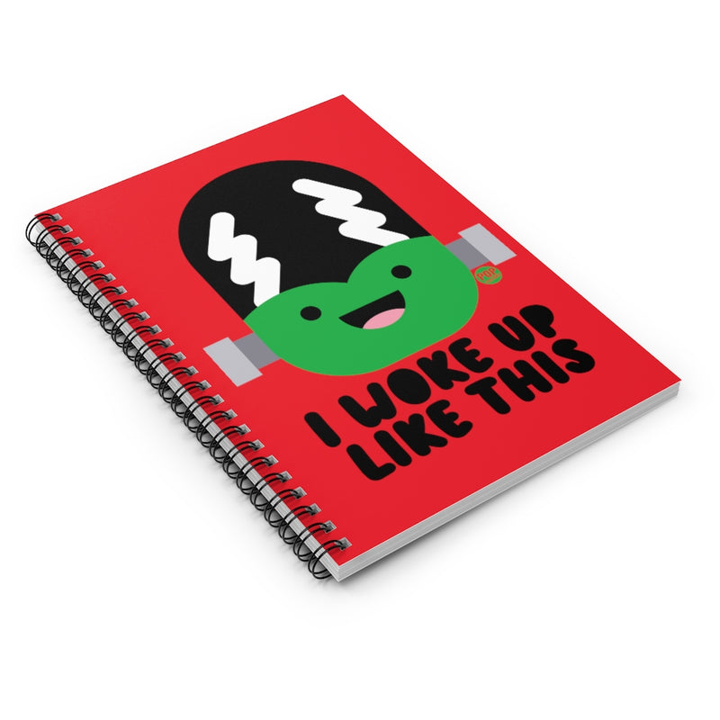 Load image into Gallery viewer, I Woke Up Like This Bride Frankenstein Notebook
