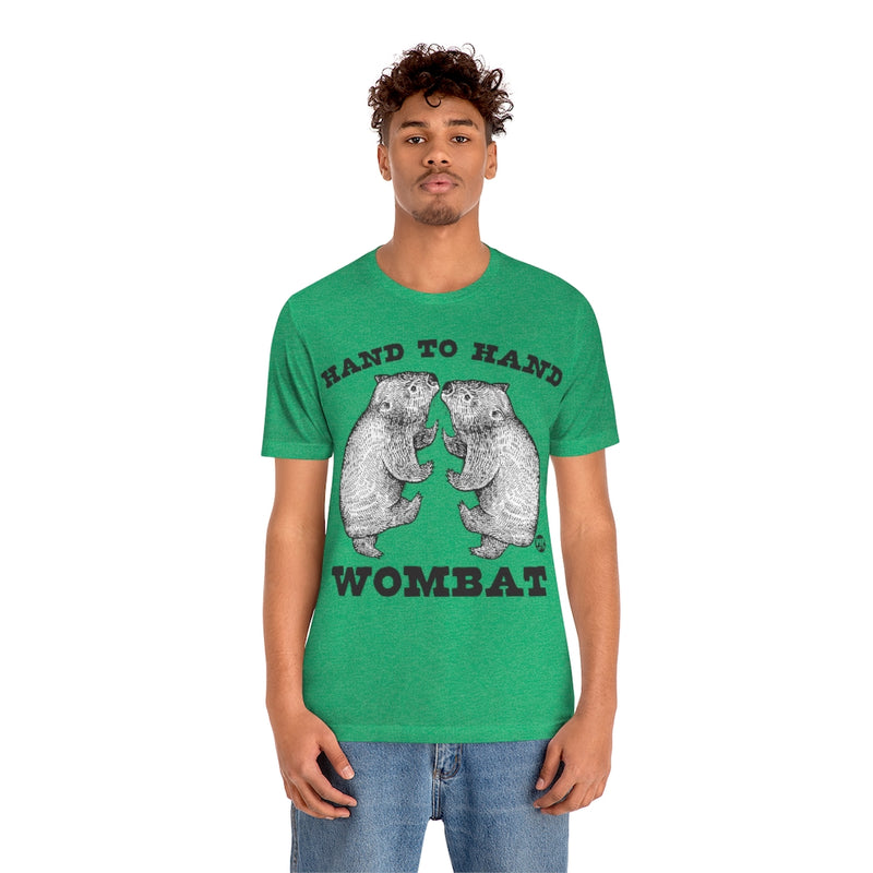 Load image into Gallery viewer, Hand To Hand Wombat Unisex Tee
