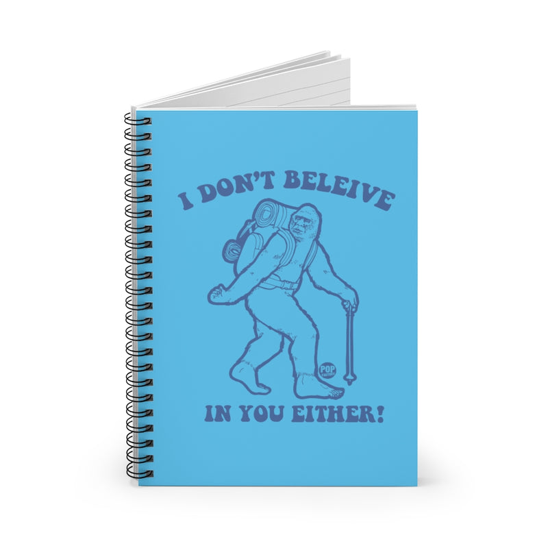 Load image into Gallery viewer, Believe Bigfoot Notebook
