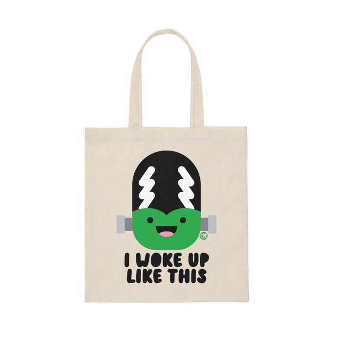 I Woke Up Like This Bride Frankenstein Tote