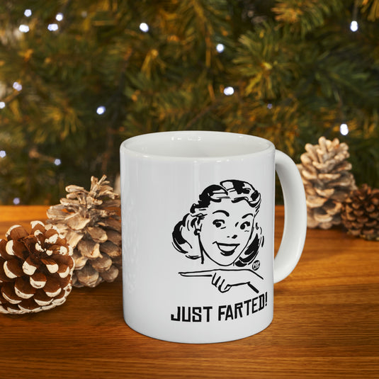 Just Farted Coffee Mug