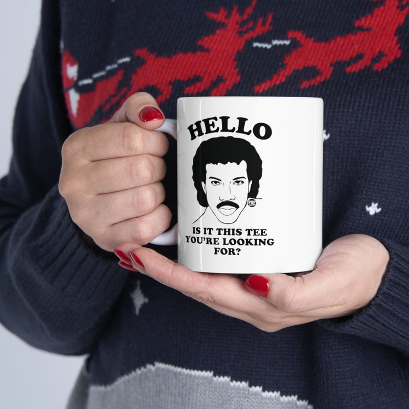 Load image into Gallery viewer, Hello Lionell Richie Tee Mug
