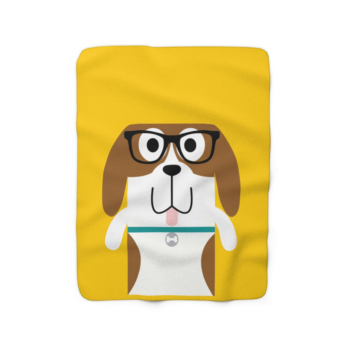 Bow Wow Meow Basset Hound Blanket