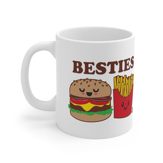 Besties Burger And Fry Mug