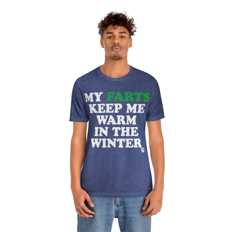 Load image into Gallery viewer, Farts Keep Me Warm Winter Unisex Tee
