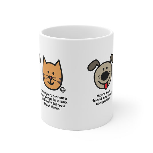 Dog Vs Cat Mug