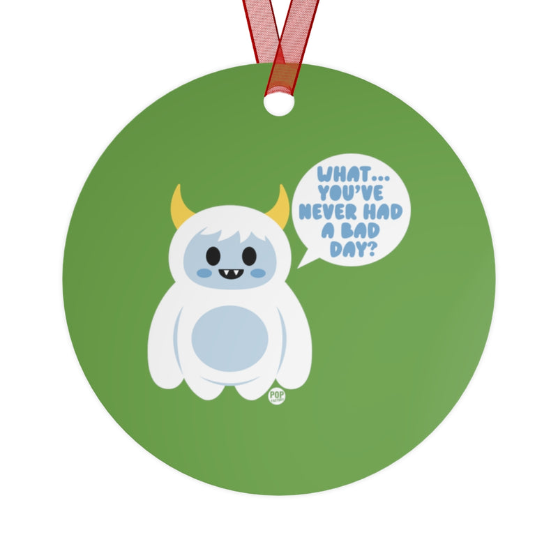 Load image into Gallery viewer, Bad Day Abominable Snowman Ornament
