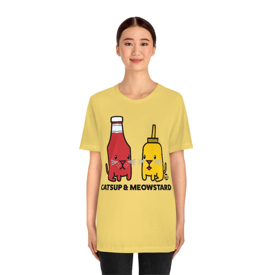 Catsup And Meowstard Unisex Tee