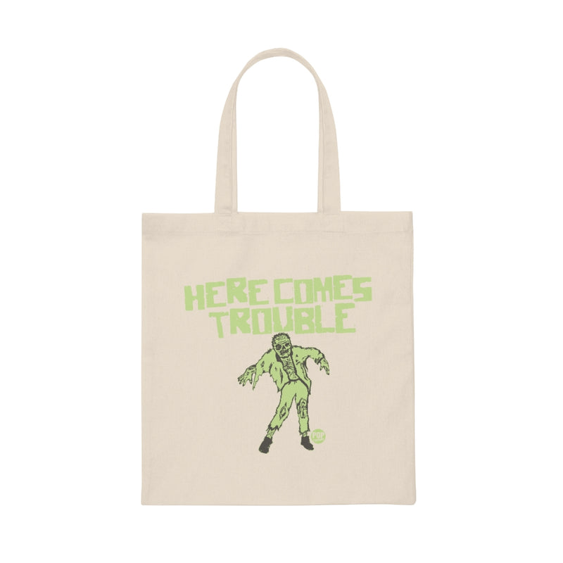 Load image into Gallery viewer, Here Comes Trouble Zombie Tote
