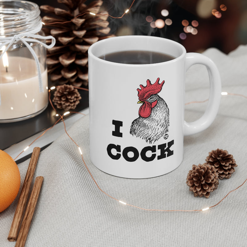 Load image into Gallery viewer, I Love Cock Rooster Mug

