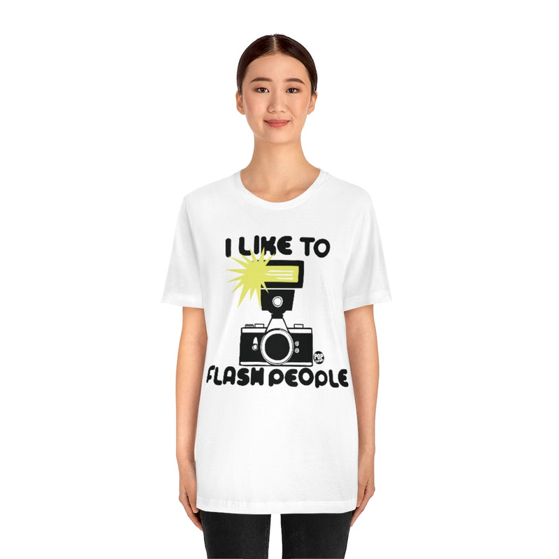 Load image into Gallery viewer, Flash People Camera Unisex Tee
