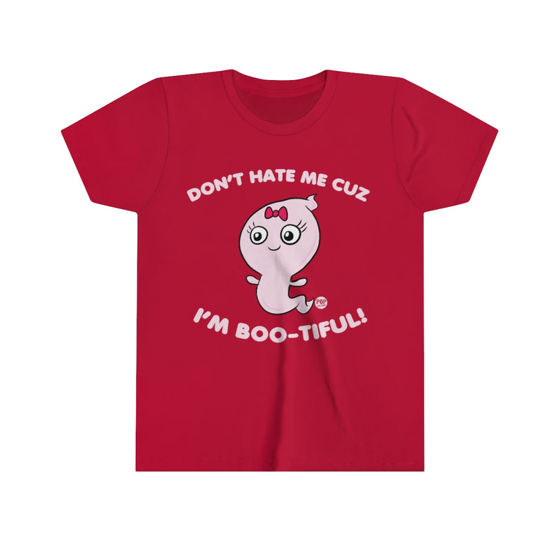 Load image into Gallery viewer, Don&#39;t Hate Me Bootiful Youth Short Sleeve Tee
