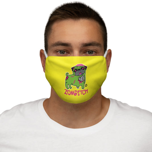 Zombitch Pug Face Mask