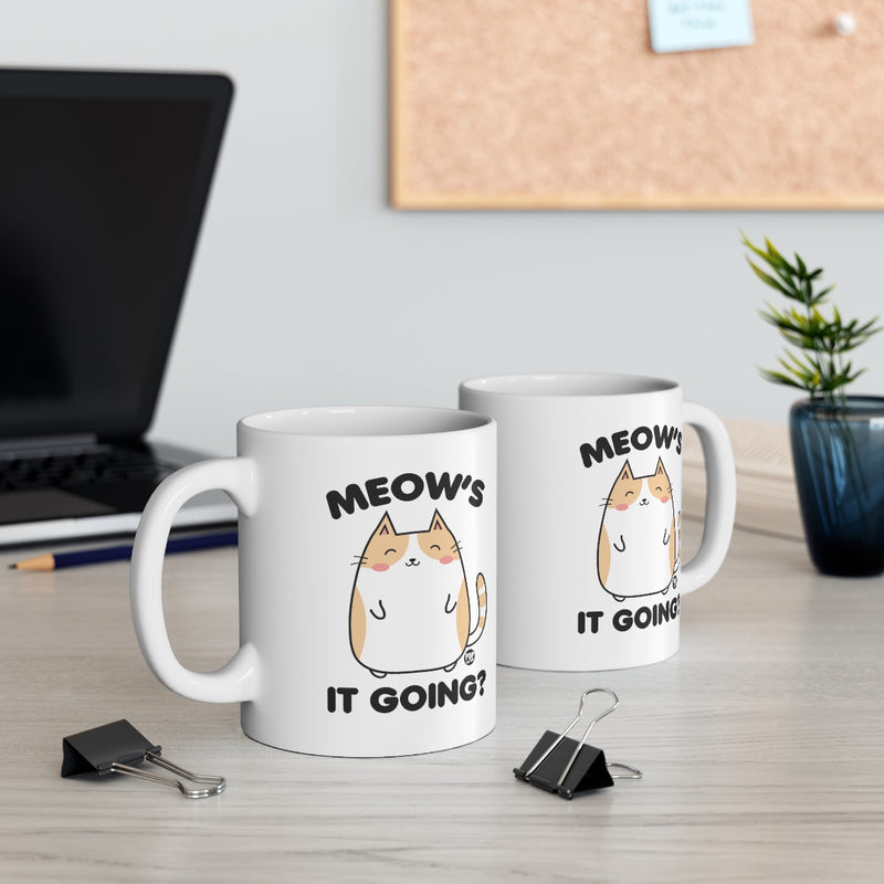 Load image into Gallery viewer, Meow&#39;s It Going Mug
