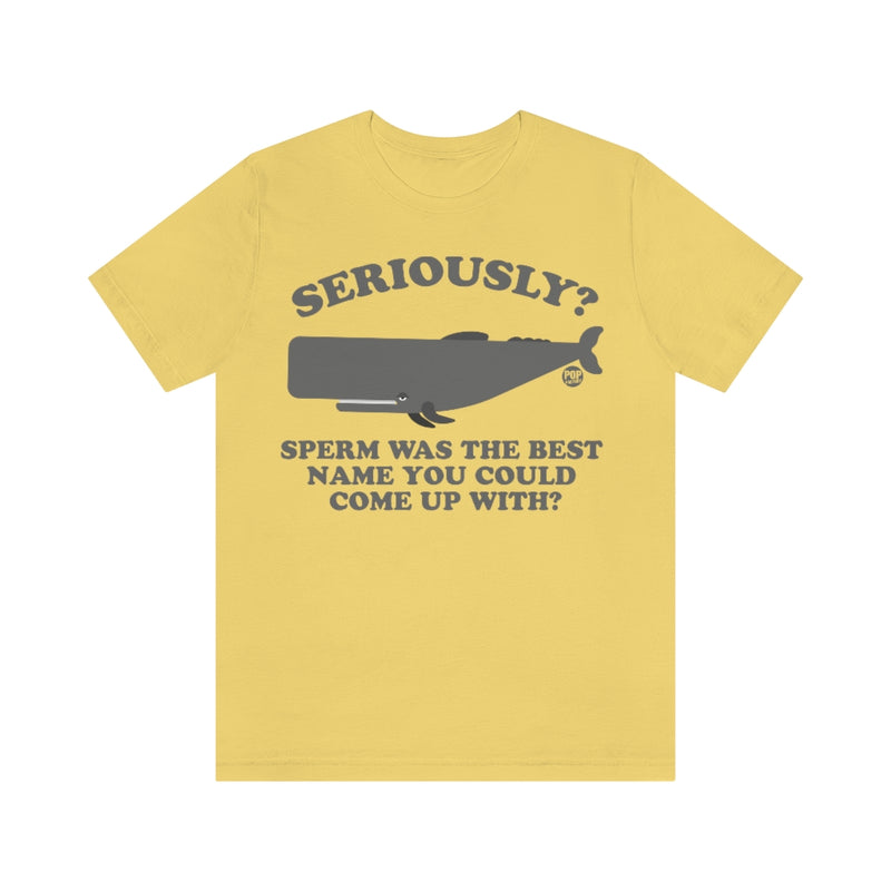 Load image into Gallery viewer, Sperm Whale Name Unisex Tee
