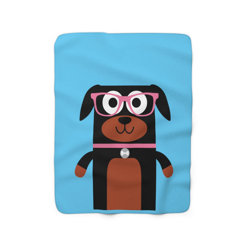 Load image into Gallery viewer, Bow Wow Meow Rottweiler Blanket

