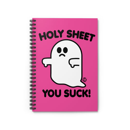 Holy Sheet You Suck Ghost Notebook