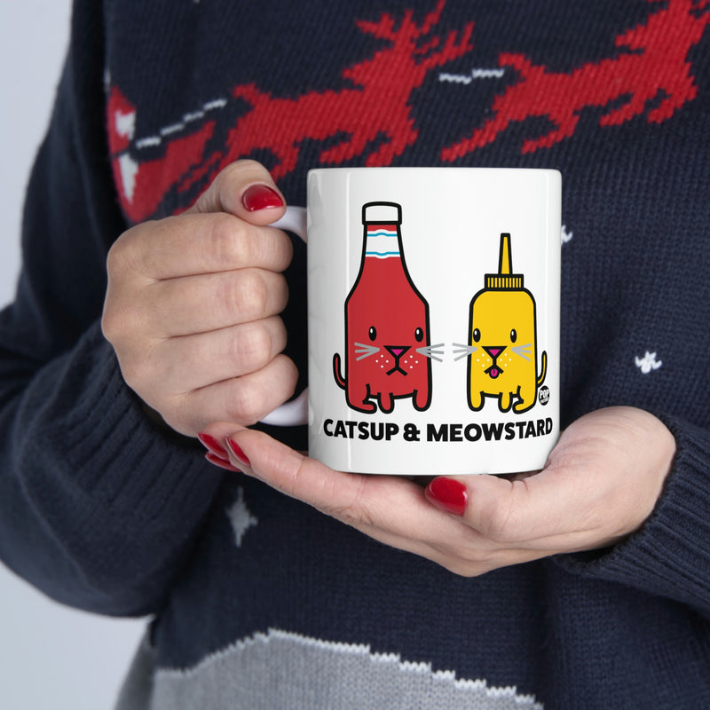 Load image into Gallery viewer, Catsup And Meowstard Mug
