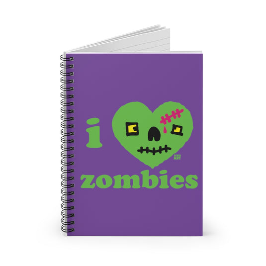 I Love Zombies Notebook