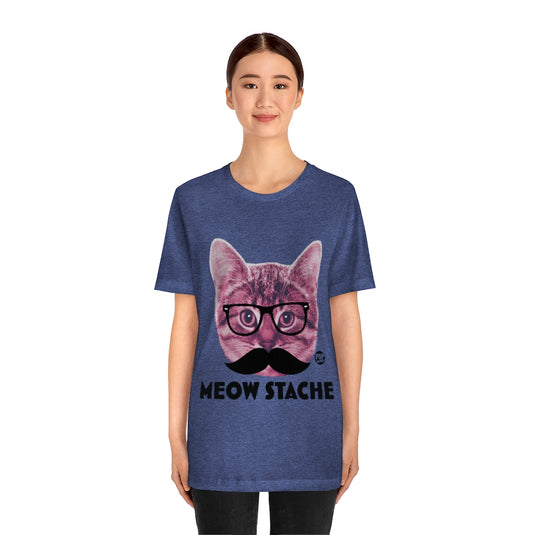 Meow Stache Unisex Tee