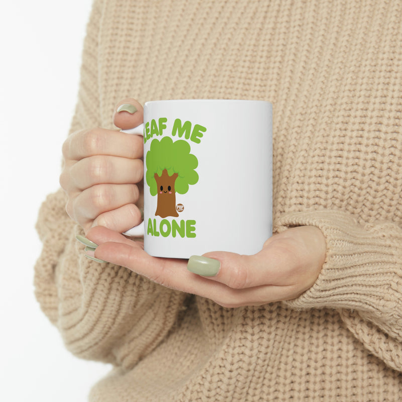 Load image into Gallery viewer, Leaf Me Alone Tree Mug
