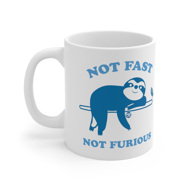 Load image into Gallery viewer, Not Fast Not Furious Sloth Mug
