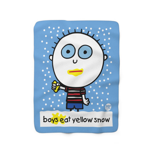Boys Eat Yellow Snow Blanket