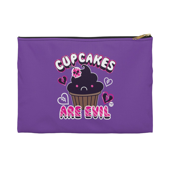 Cupcakes Are Evil Zip Pouch