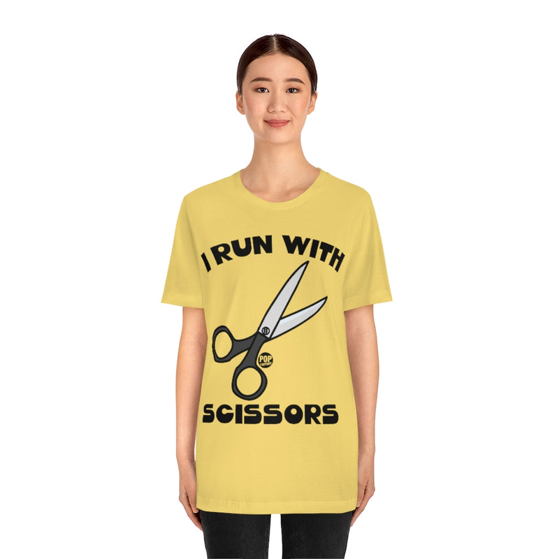 Load image into Gallery viewer, I Run With Scissors Unisex Tee
