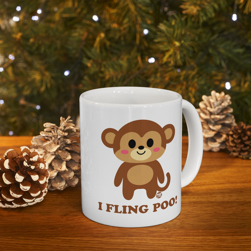 Load image into Gallery viewer, I Fling Poo Monkey Mug
