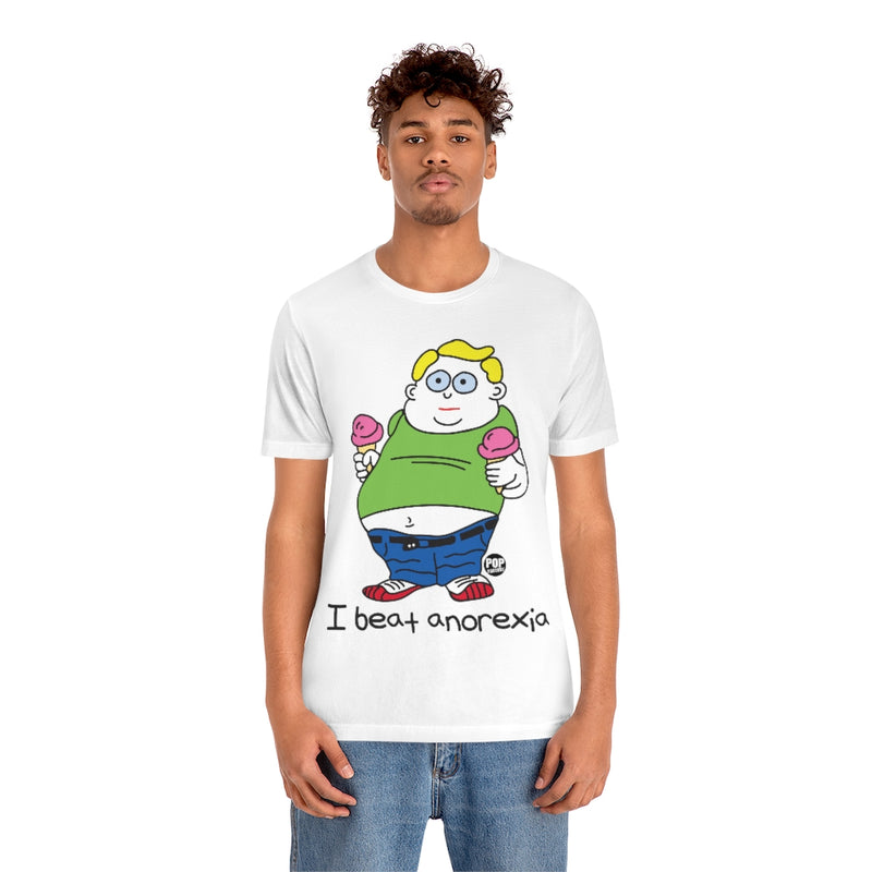 Load image into Gallery viewer, I Beat Anorexia Unisex Tee
