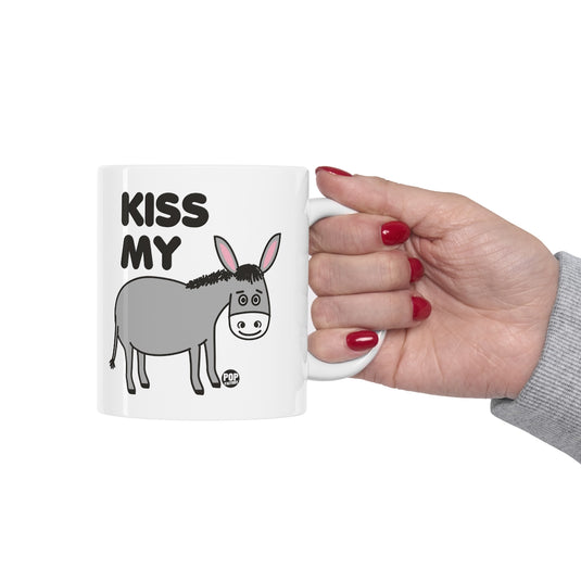 Kiss My Ass Donkey Mug