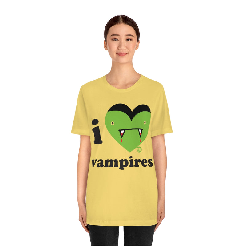 Load image into Gallery viewer, I Love Vampires Unisex Tee
