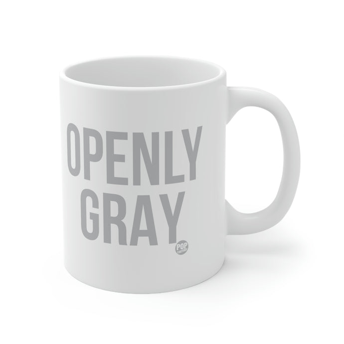 Openly Gray Coffee Mug