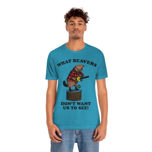 Beaver Chainsaw Unisex Tee