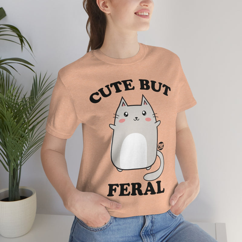 Load image into Gallery viewer, Cute But Feral Unisex Tee
